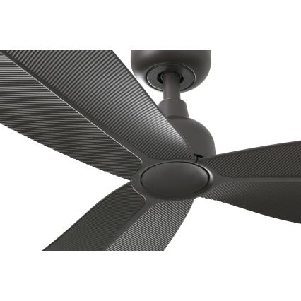 FARO 34301 - Mennyezeti ventilátor PALMA barna átm. 129 cm IP44 + távirányítás