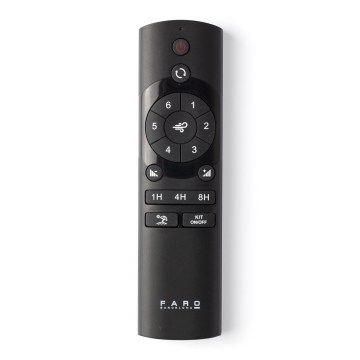FARO 34304 - Távirányító ventilátorokhoz 2xAAA fekete