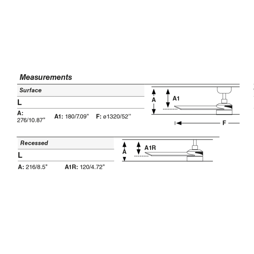 FARO 34355WT1S - LED dimmelhető mennyezeti ventilátor RUDDER L LED/18W/230V 2700/3000/4000K átm. 132 cm bézs/fehér Wi-Fi Tuya + távirányító