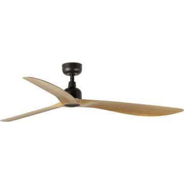 FARO 34360 - Mennyezeti ventilátor OUTWOOD L barna/fekete átm. 150 cm IP44 + távirányítás