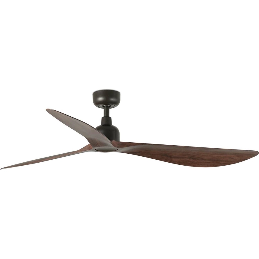 FARO 34362 - Mennyezeti ventilátor OUTWOOD L barna/fekete átm. 150 cm IP44 + távirányítás