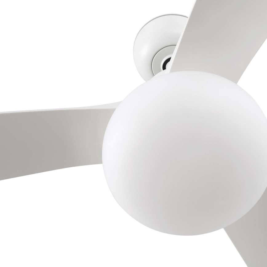 FARO 34363WT-11L - OUTWOOD L mennyezeti ventilátor 1xE27/15W/230V fehér átmérő 150 cm Wi-Fi Tuya IP44 + távirányító