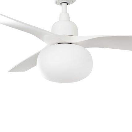 FARO 34363WT-11L - OUTWOOD L mennyezeti ventilátor 1xE27/15W/230V fehér átmérő 150 cm Wi-Fi Tuya IP44 + távirányító