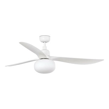 FARO 34363WT-11L - OUTWOOD L mennyezeti ventilátor 1xE27/15W/230V fehér átmérő 150 cm Wi-Fi Tuya IP44 + távirányító