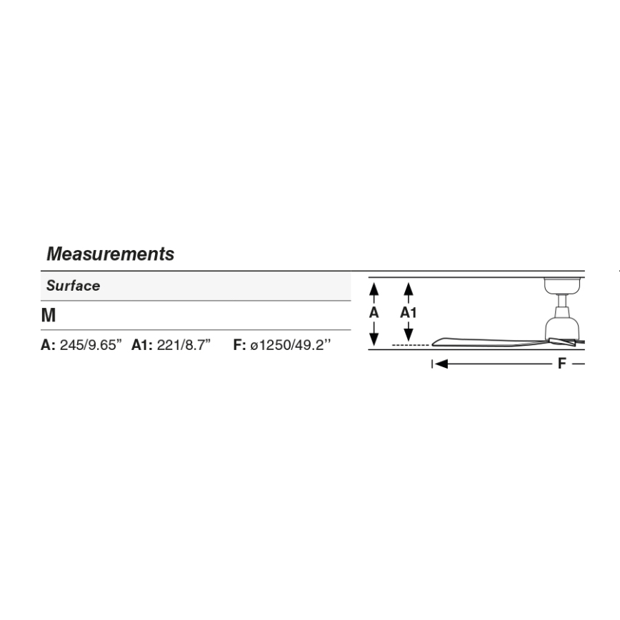 FARO 34370WT - MARINE M mennyezeti ventilátor, Ø 125 cm, barna/fehér, IP44, Tuya Wi-Fi + távirányító