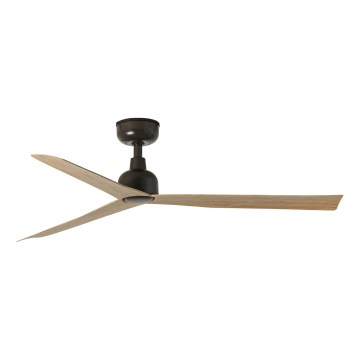 FARO 34371WT - Mennyezeti ventilátor MARINE M, átmérő 125 cm, barna/fekete, IP44, Wi-Fi Tuya + távirányító