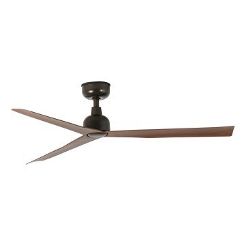 FARO 34372 - MARINE M mennyezeti ventilátor, átm. 125 cm, barna/fekete, IP44, távirányítóval