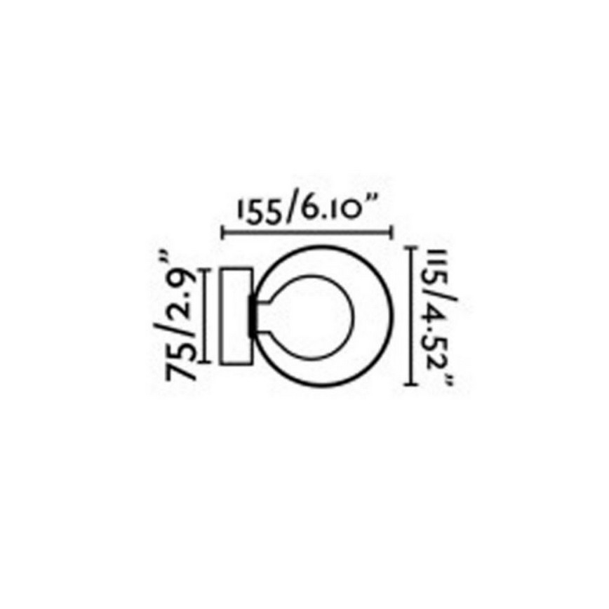 FARO 40086 - Fürdőszobai fali lámpa PERLA 1xG9/6W/230V IP44