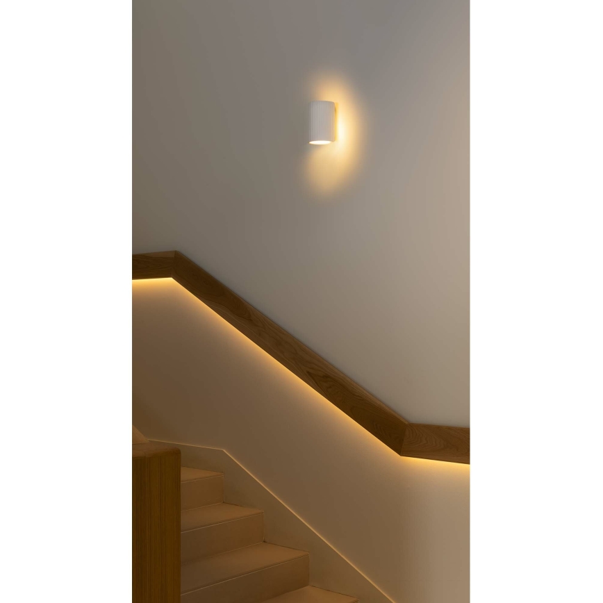 FARO 40522 - Fali lámpa SOLE 1xGU10/8W/230V fehér kerek