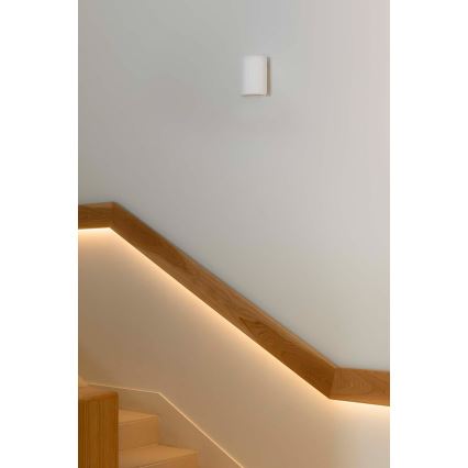 FARO 40522 - Fali lámpa SOLE 1xGU10/8W/230V fehér kerek