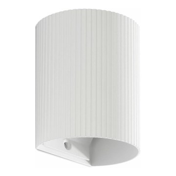 FARO 40526 - Fali lámpa SOLE 1xGU10/8W/230V fehér csipkézett kerek