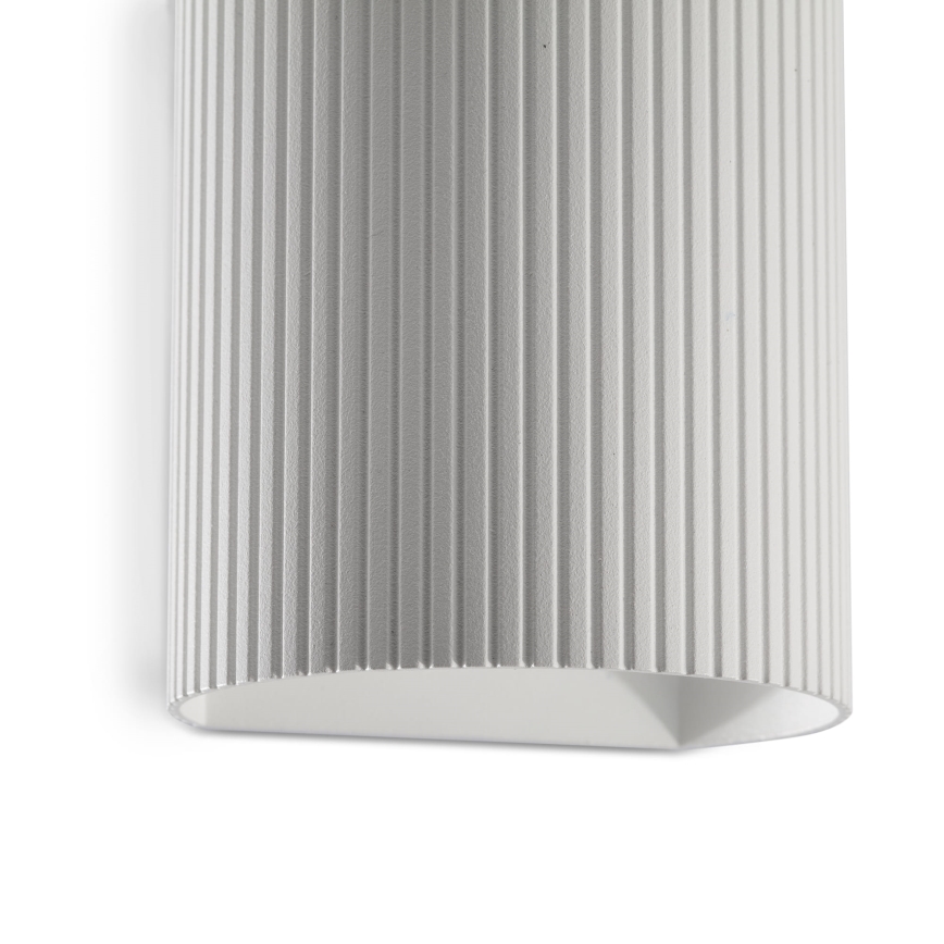 FARO 40526 - Fali lámpa SOLE 1xGU10/8W/230V fehér csipkézett kerek