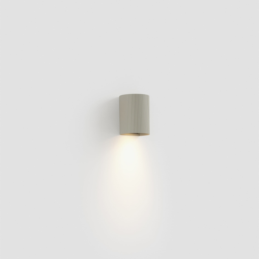 FARO 40528 - Fali lámpa SOLE 1xGU10/8W/230V szürke csipkézett kerek