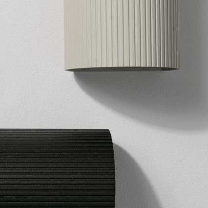 FARO 40528 - Fali lámpa SOLE 1xGU10/8W/230V szürke csipkézett kerek