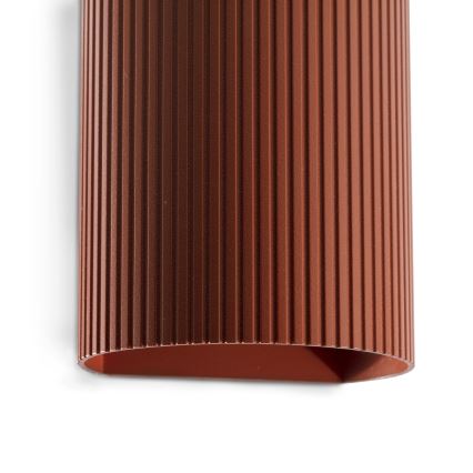 FARO 40529 - Fali lámpa SOLE 1xGU10/8W/230V tégla csipkézett kerek