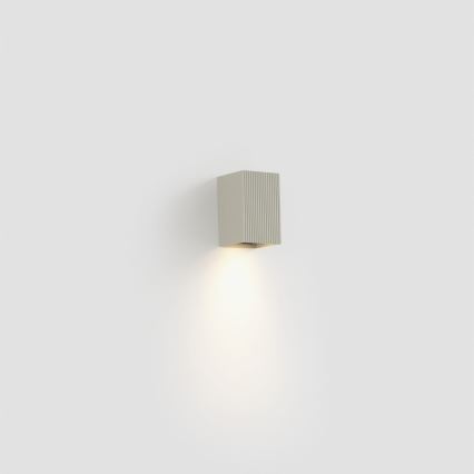 FARO 40536 - Fali lámpa SOLE 1xGU10/8W/230V szürke csipkézett szögletes