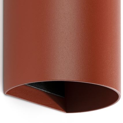 FARO 40541 - Fali lámpa SOLE 2xGU10/8W/230V tégla kerek