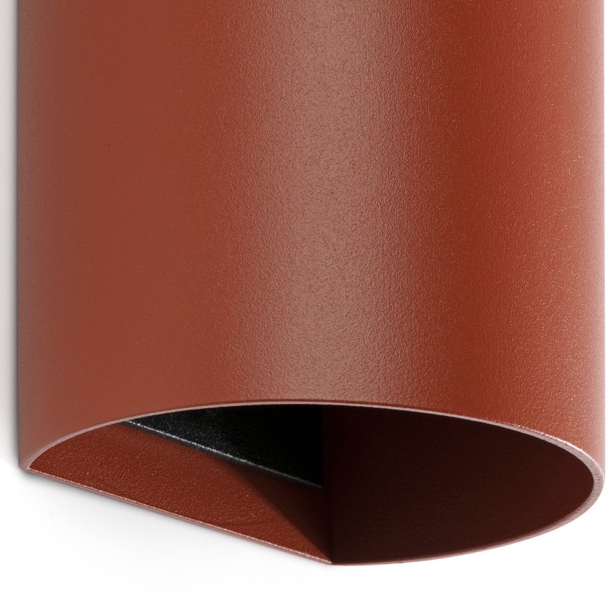 FARO 40541 - Fali lámpa SOLE 2xGU10/8W/230V tégla kerek