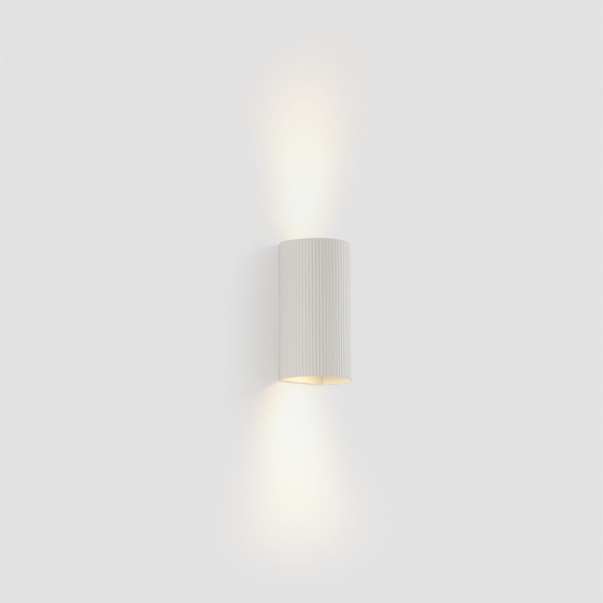 FARO 40542 - Fali lámpa SOLE 2xGU10/8W/230V fehér csipkézett kerek