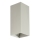 FARO 40567 - Fali lámpa SOLE 2xGU10/8W/230V szürke csipkézett szögletes