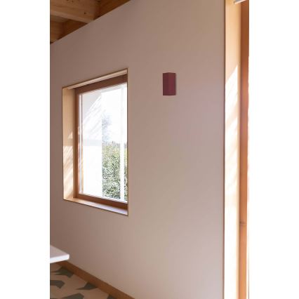 FARO 40568 - Fali lámpa SOLE 2xGU10/8W/230V tégla csipkézett szögletes