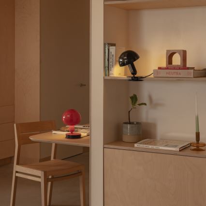 FARO 56100 - Csipeszes asztali lámpa 2in1 BELA 1xE27/15W/230V fekete