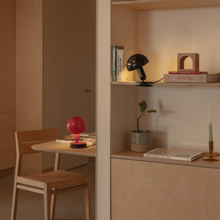 FARO 56100 - Csipeszes asztali lámpa 2in1 BELA 1xE27/15W/230V fekete