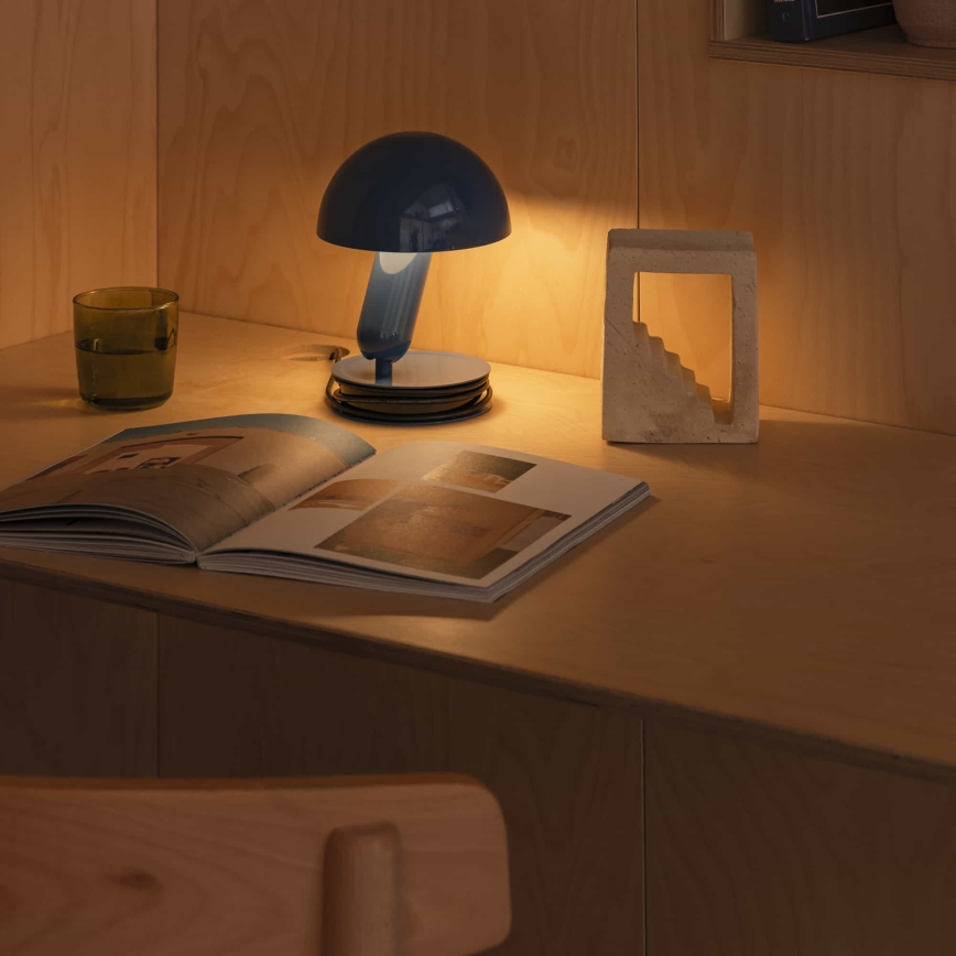 FARO 56102 - Csipeszes asztali lámpa 2in1 BELA 1xE27/15W/230V kék