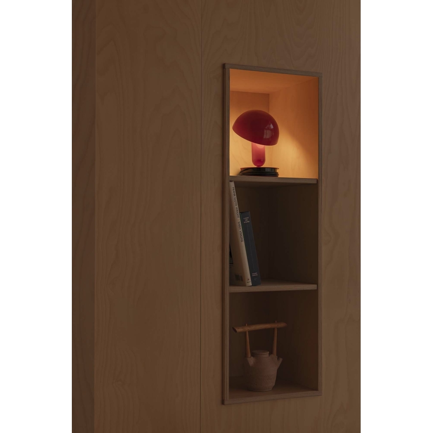 FARO 56103 - Csipeszes asztali lámpa 2in1 BELA 1xE27/15W/230V piros