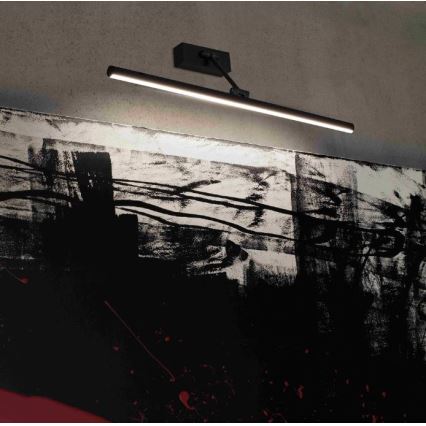 FARO 61088 - LED Képmegvilágító MARGITTE LED/12W/230V fekete