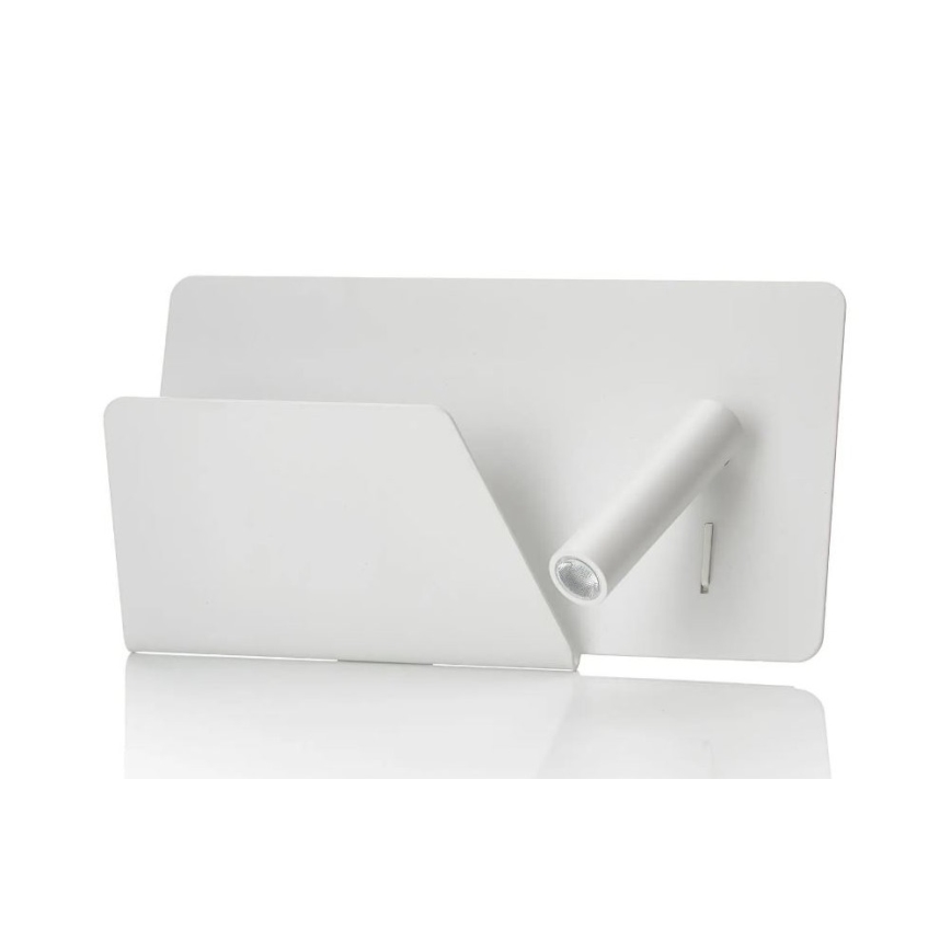 FARO 62124 - LED Fali spotlámpa SUAU LED/3W/230V USB fehér