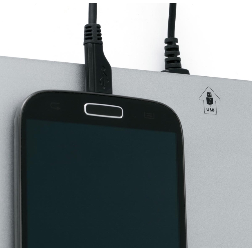 FARO 62124 - LED Fali spotlámpa SUAU LED/3W/230V USB fehér