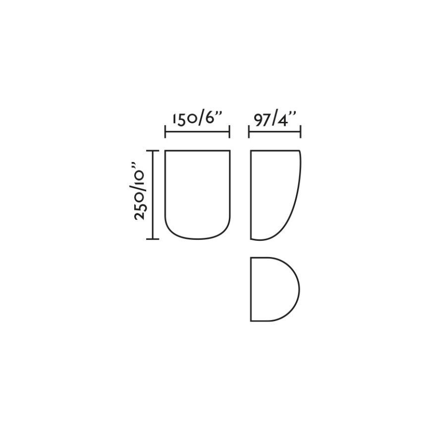 FARO 63429 - Fali lámpa KAPPU 1xE14/7W/230V 25x15 cm fehér