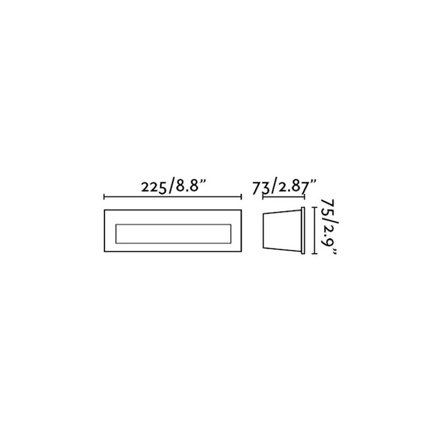 FARO 70271 - LED Kültéri beépíthető lámpatest NAT LED/8W/230V IP65 fehér