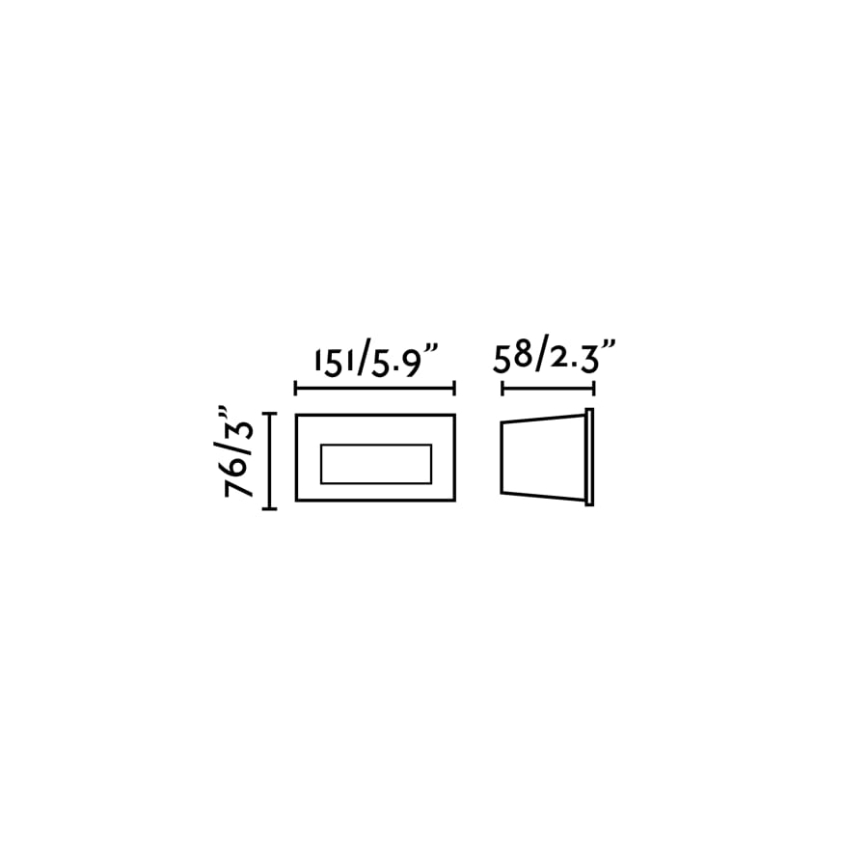 FARO 70288 - LED Beépíthető lámpa MANI LED/5W/230V 2200/2700/3200/4000K IK07 IP65 fehér
