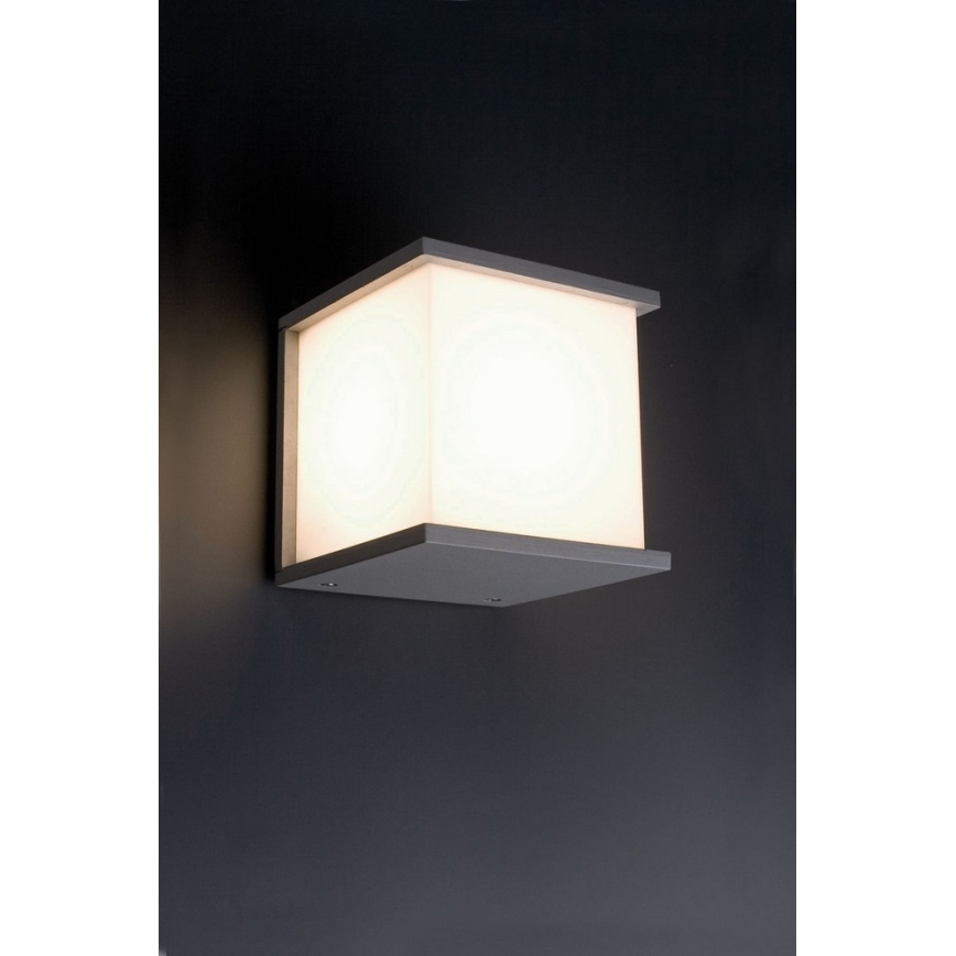 FARO 70689 - Kültéri fali lámpa  KUBICK 1xE27/60W/100-240V IP44