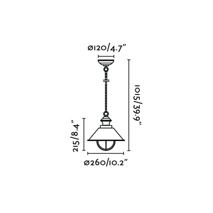 FARO 71138 - Kültéri lámpa NAUTICA 1xE27/11W/230V
