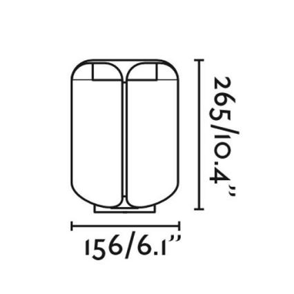 FARO 71213 - LED Kültéri lámpa BU-OH LED/12W/230V IP65