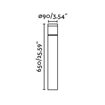FARO 71300 - LED Kültéri lámpa PLIM 2 LED/10W/230V IP65