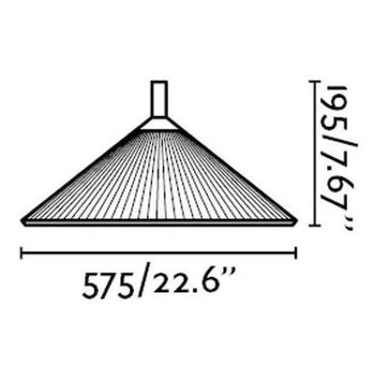 Faro 71566 - Kültéri csillár zsinóron HUE 1xE27/20W/230V IP65
