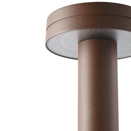 FARO 71949 - LED Kültéri lámpa ESPOT LED/9W/230V 2200/2700/3200/4000K IK07 IP65 60 cm barna