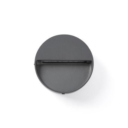 FARO 71960 - LED lépcsővilágító lámpatest DUNE LED/3W/230V 2200/2700/3200/4000K IP65 antracit kerek