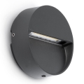 FARO 71960 - LED lépcsővilágító lámpatest DUNE LED/3W/230V 2200/2700/3200/4000K IP65 antracit kerek