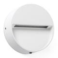 FARO 71961 - DUNE LED lépcsővilágító lámpa LED/3W/230V 2200/2700/3200/4000K IP65 fehér, kerek