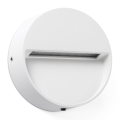FARO 71961 - DUNE LED lépcsővilágító lámpatest LED/3W/230V 2200/2700/3200/4000K IP65 fehér kerek