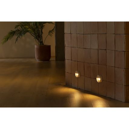 FARO 71961 - DUNE LED lépcsővilágító lámpa LED/3W/230V 2200/2700/3200/4000K IP65 fehér, kerek
