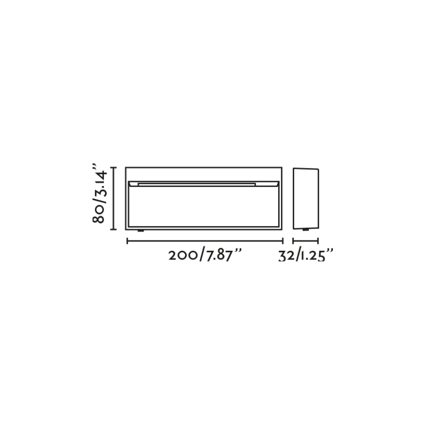FARO 71966 - DUNE LED lépcsővilágító lámpatest LED/6W/230V 2200/2700/3200/4000K IP65 antracit téglalap alakú