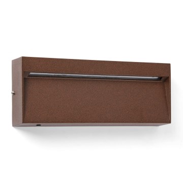 FARO 71968 - LED lépcsővilágító lámpa DUNE LED/6W/230V 2200/2700/3200/4000K IP65 barna, téglalap alakú
