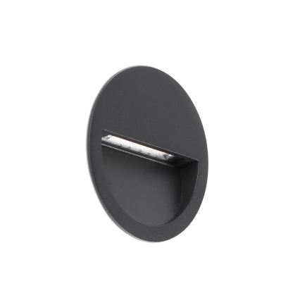 FARO 71969 - LED beépíthető lámpatest POMA LED/3W/230V 2200/2700/3200/4000K IP65 antracit