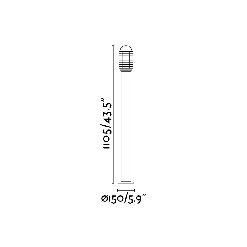 FARO 73460 - Kültéri lámpa VERNO-G 1xE27/60W/230V IP44